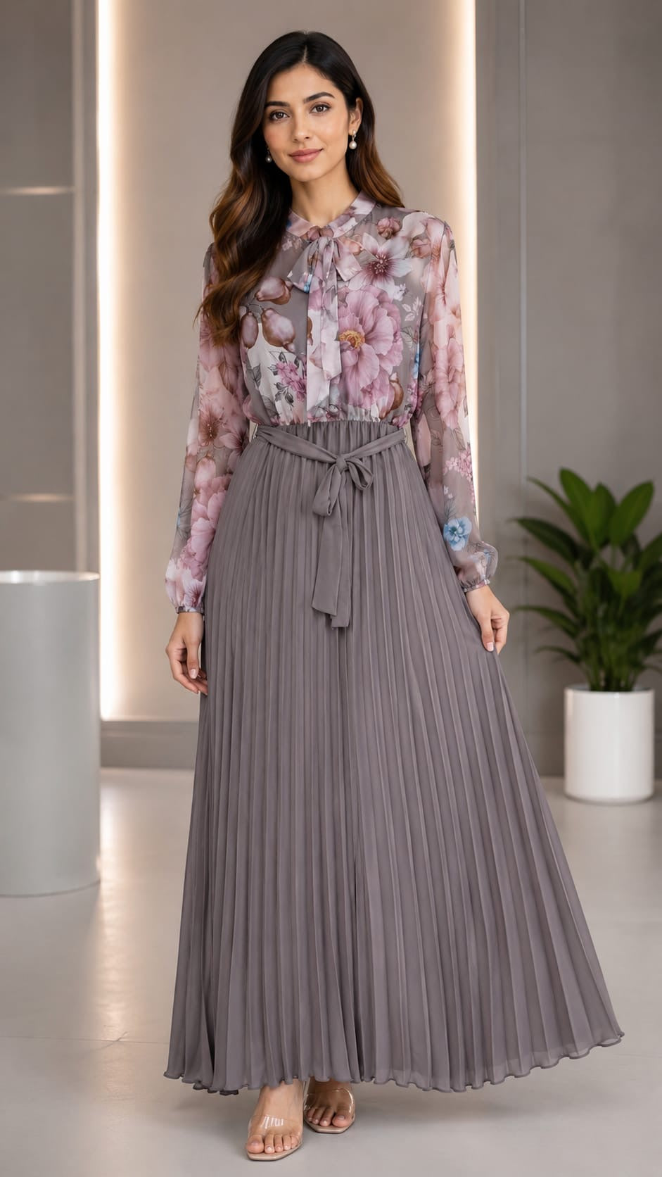 Long Chiffon Dress – One Size