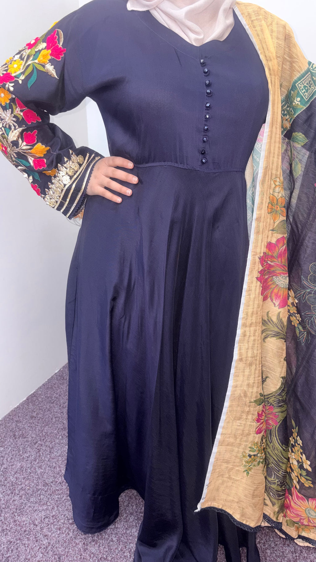 Baba posh embroidered maxi