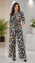Women’s Leopard Print Cord Set – 2-Piece Outfit with Belt