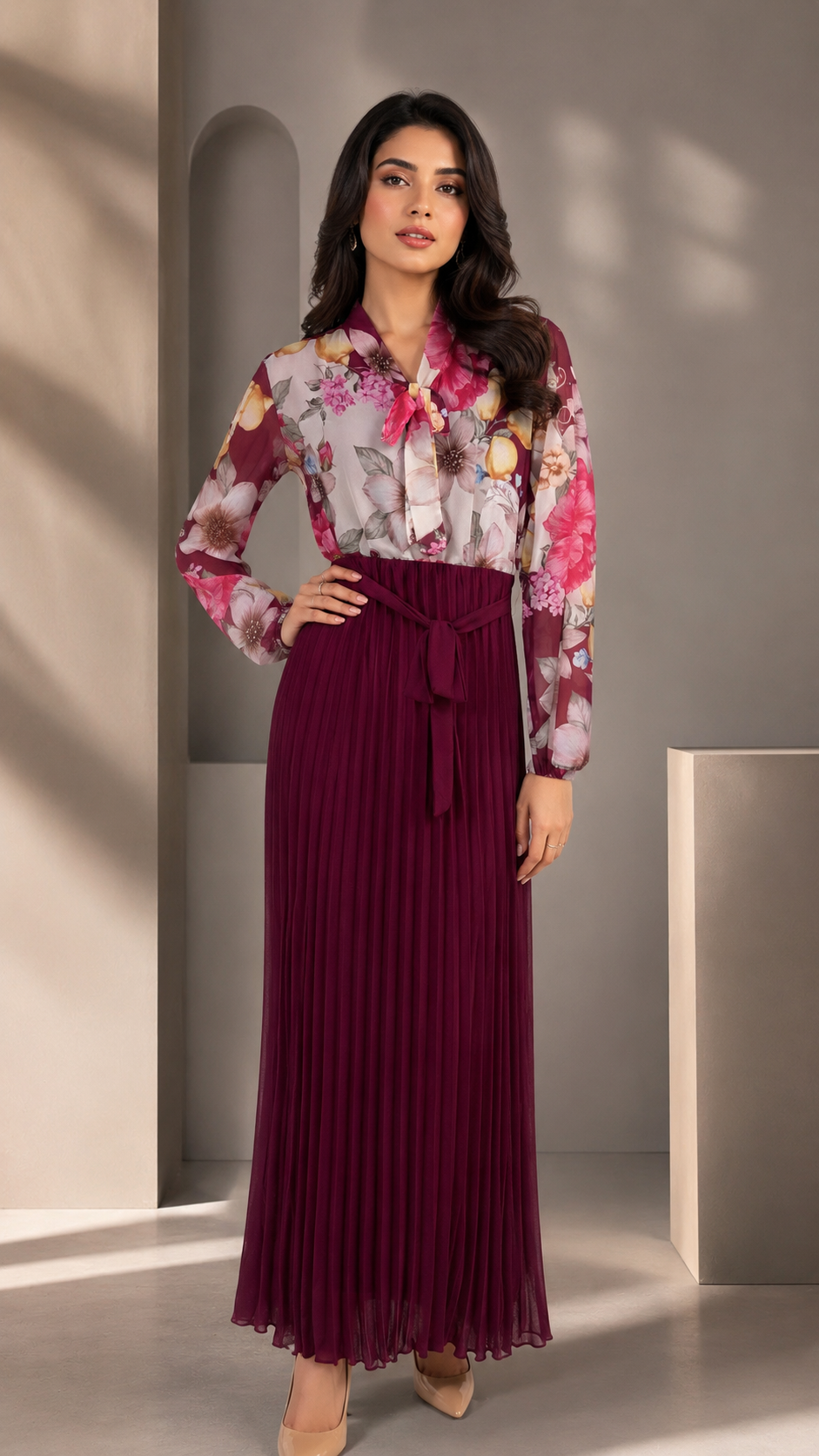 Long Chiffon Dress – One Size