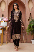 Luxury velvet 3 piece suit
