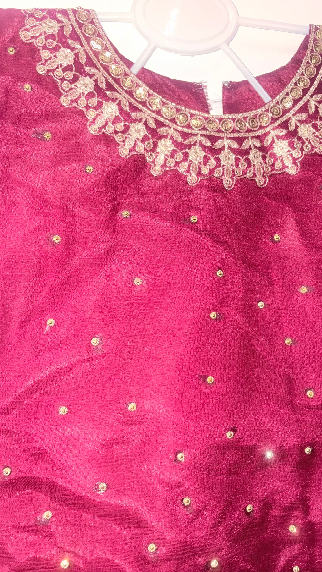 Kids 2-Piece Organza Fully Embroidered Shalwar Kameez