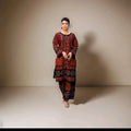 2PC Dhanak Printed Suit (Shirt & Plazo)