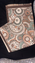 Cashmere Wool Multicolour Printed Scarf