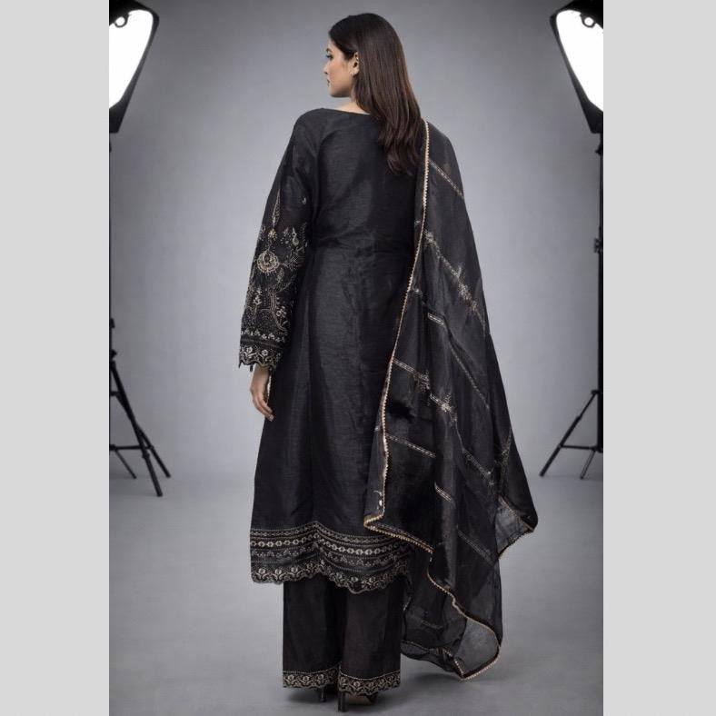 Shazaib collection Sheesha silk 3 peice